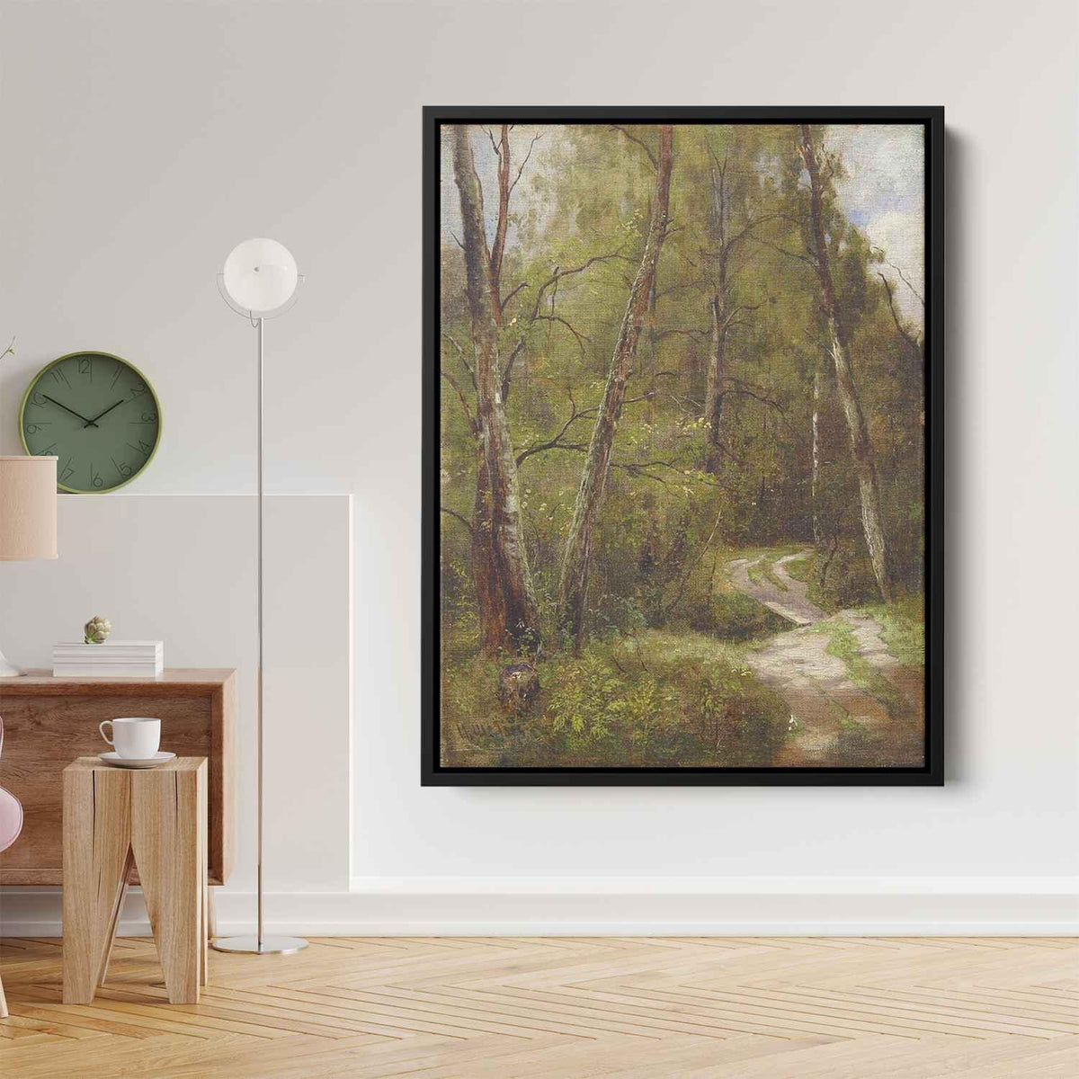The path in the forestby Ivan Shishkin Canvas Print