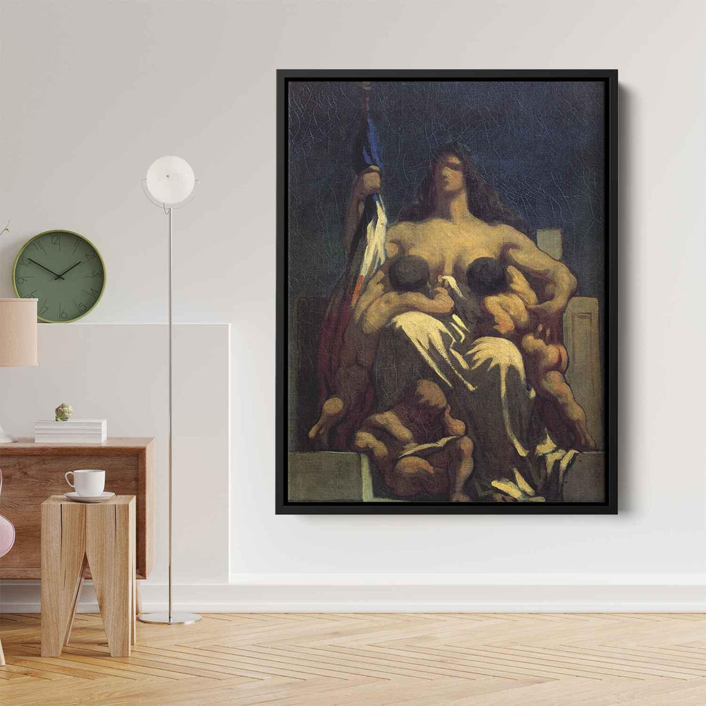 The Republicby Honore Daumier Canvas Print