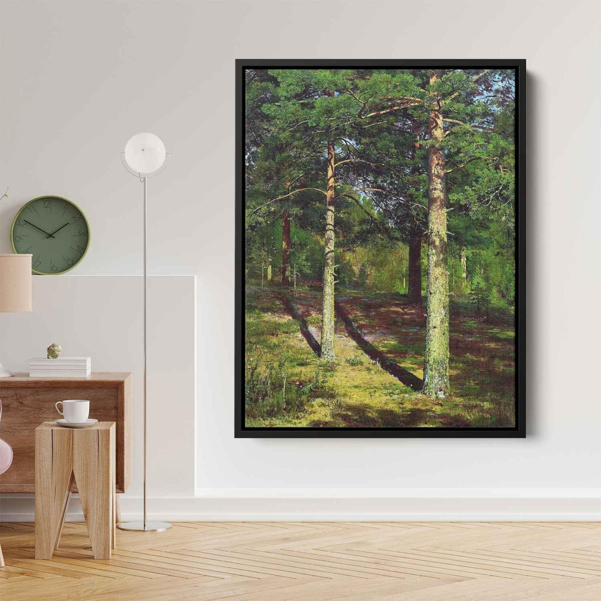 The Sun lit Pinesby Ivan Shishkin Canvas Print