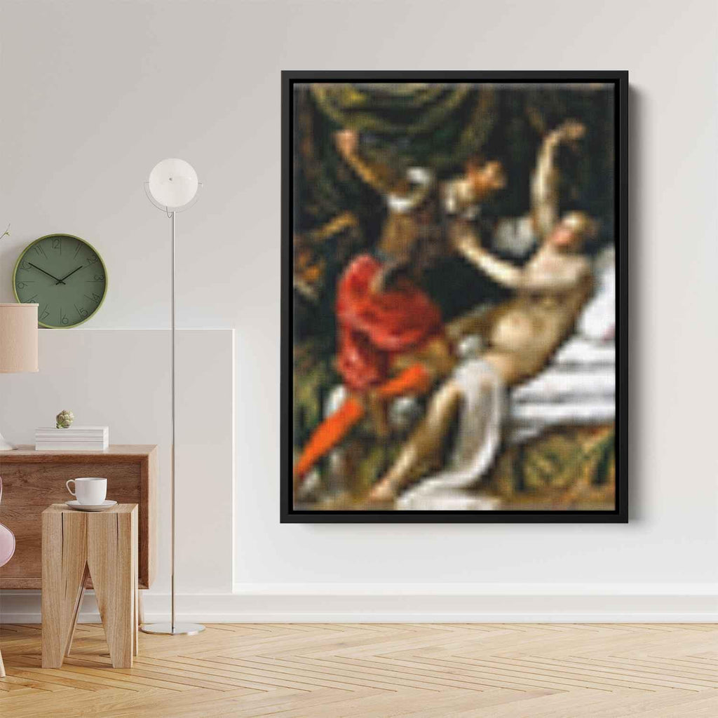 Tarquin and Lucretiaby Titian Canvas Print