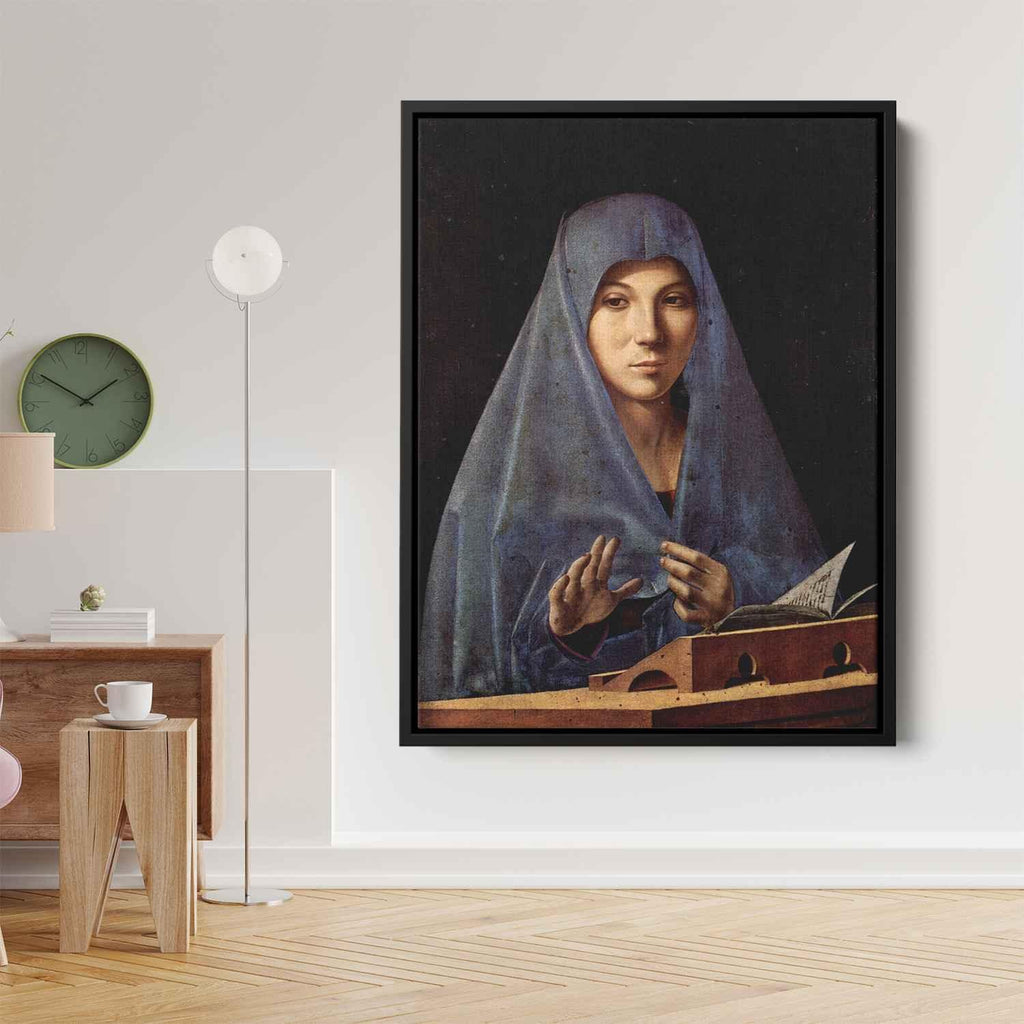 Virgin Annunciateby Antonello da Messina Canvas Print