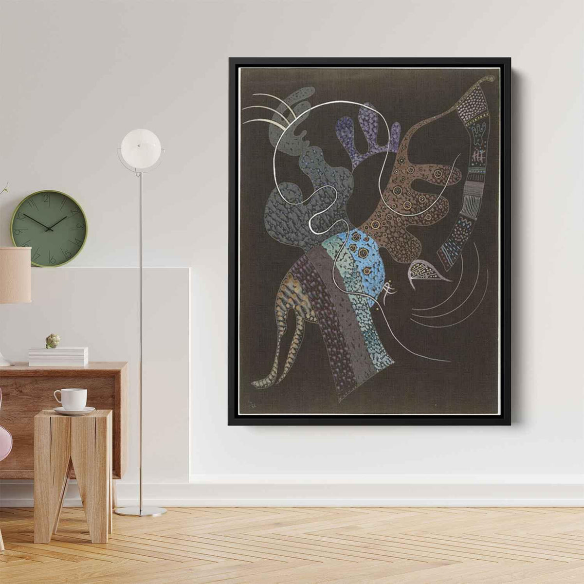 White lineby Wassily Kandinsky Canvas Print