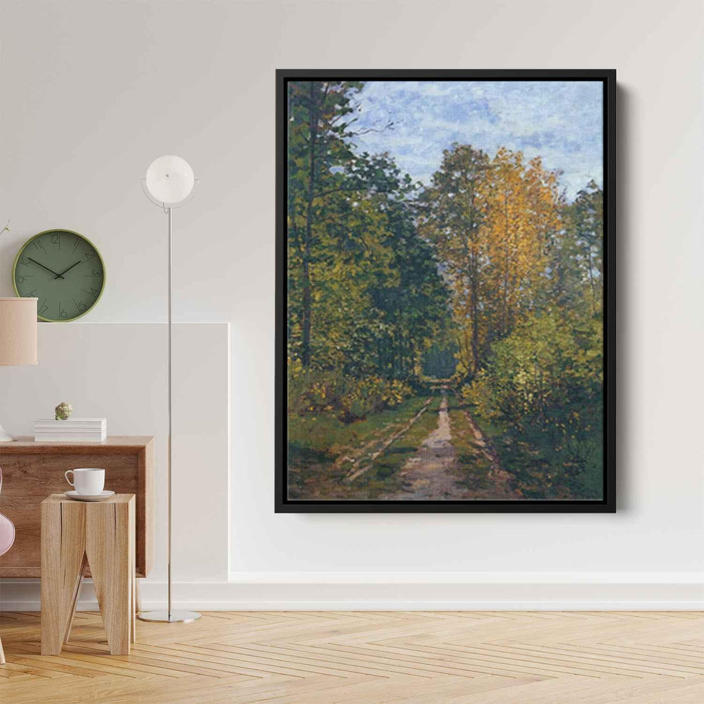 Wooded Pathby Claude Monet Canvas Print