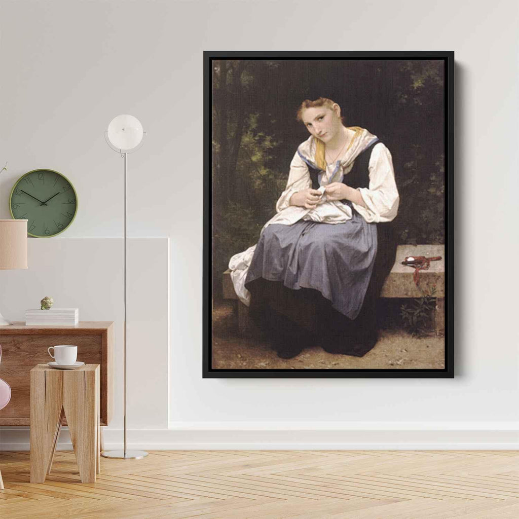 Young Workerby William-Adolphe Bouguereau Canvas Print