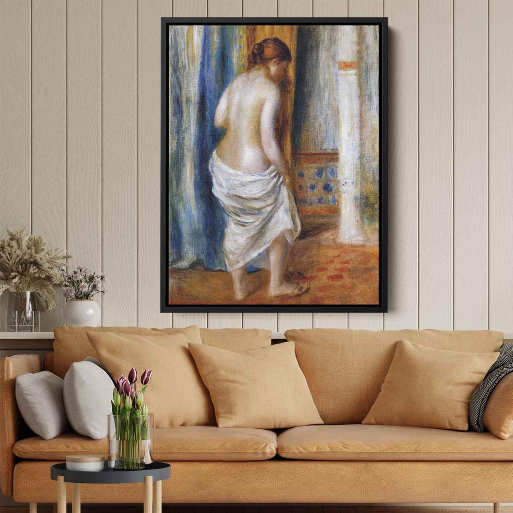 The Bathrobeby Pierre-Auguste Renoir Canvas Print