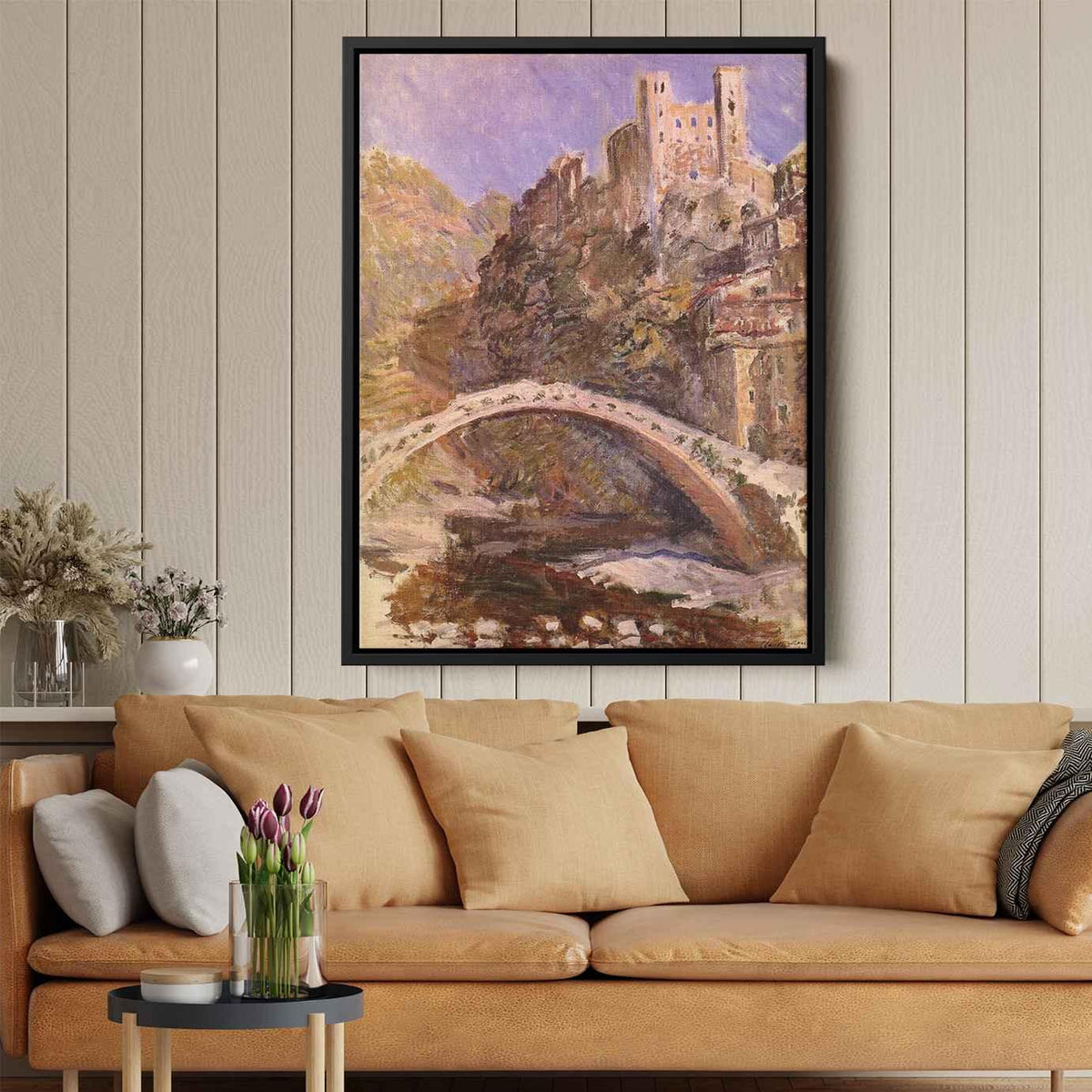 The Castle of Dolceacquaby Claude Monet Canvas Print