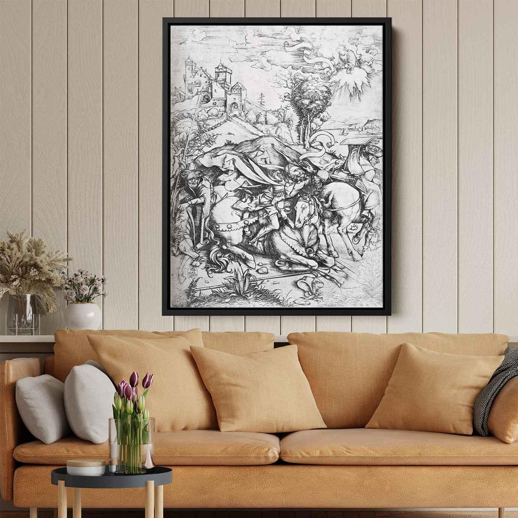 The Conversion Of St. Paulby Albrecht Durer Canvas Print