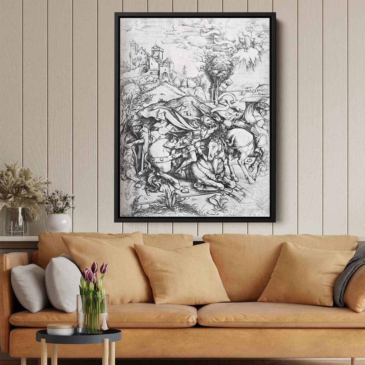 The Conversion Of St. Paulby Albrecht Durer Canvas Print