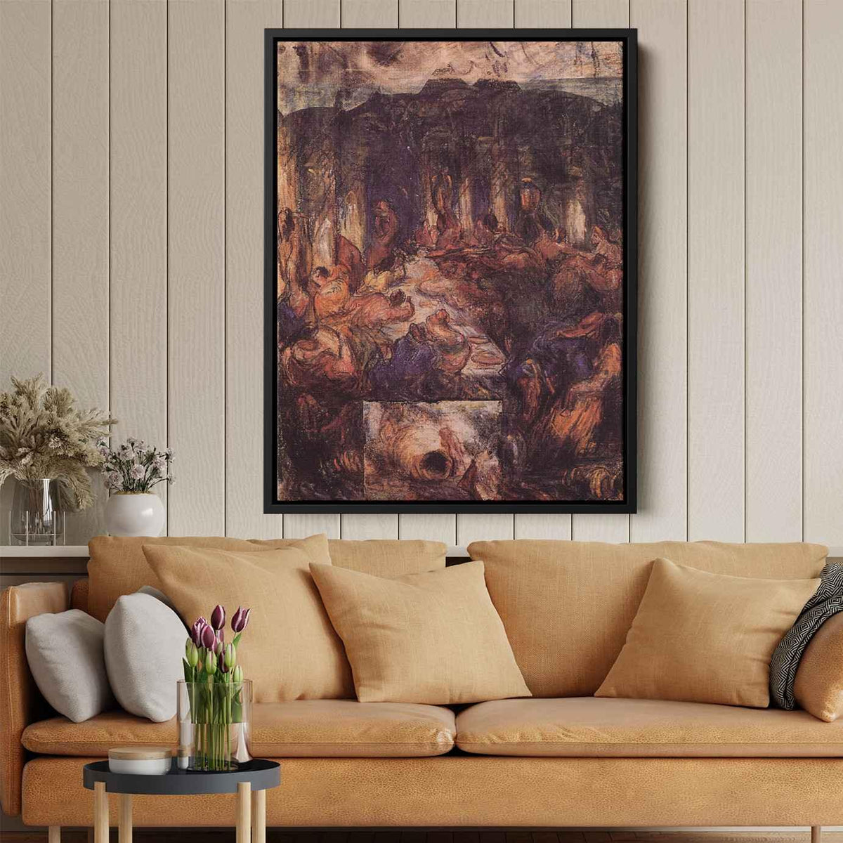 The Feastby Paul Cezanne Canvas Print