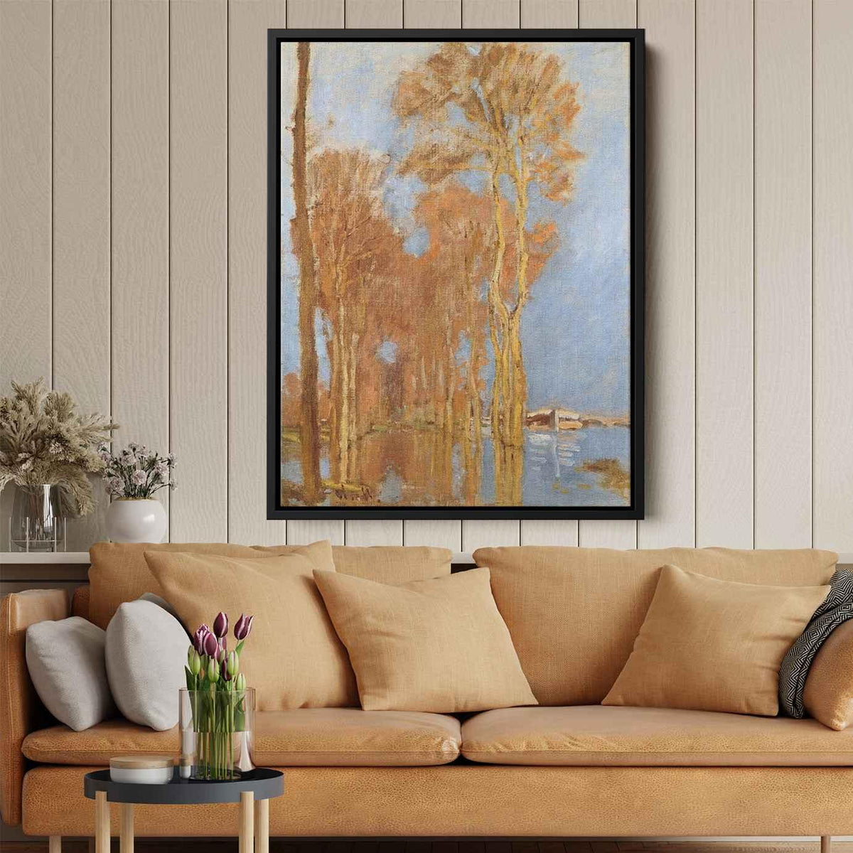 The Floodby Claude Monet Canvas Print