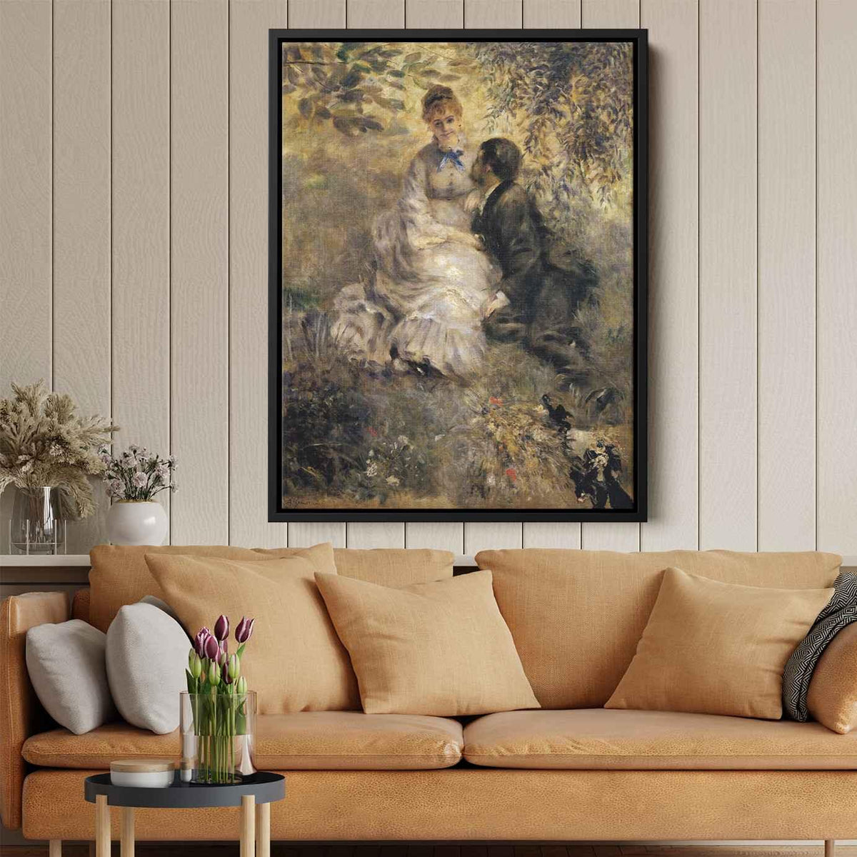 The Loversby Pierre-Auguste Renoir Canvas Print