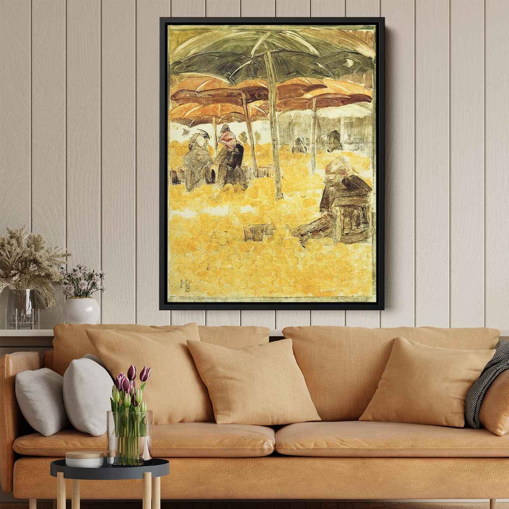 The Orange Marketby Maurice Prendergast Canvas Print