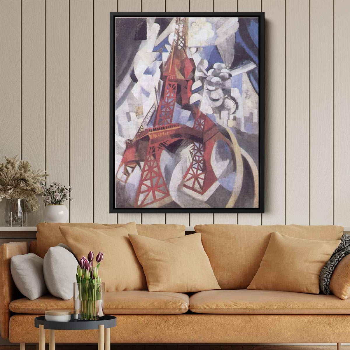 The Red Towerby Robert Delaunay Canvas Print