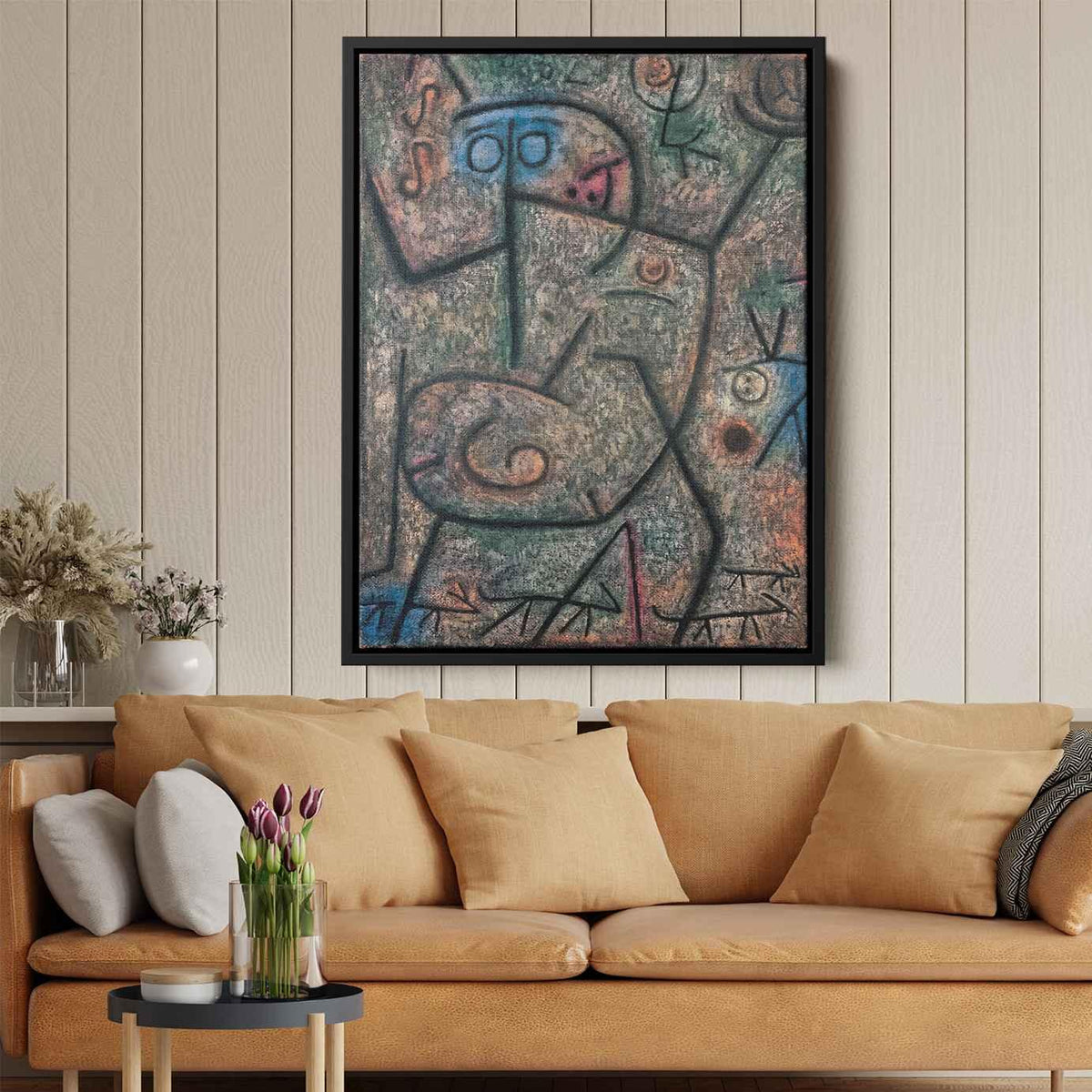 The rumorsby Paul Klee Canvas Print