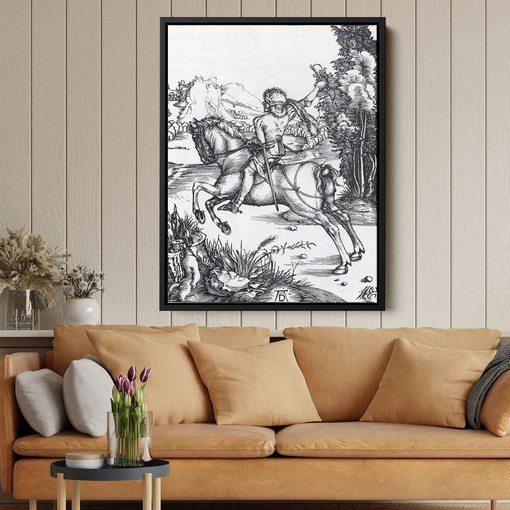 The Small Courierby Albrecht Durer Canvas Print