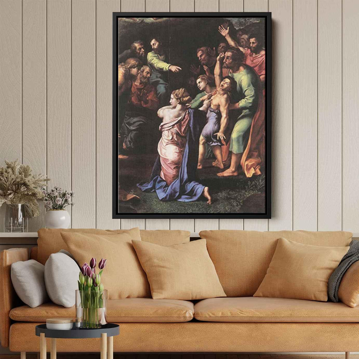 The Transfiguration (detail)by Raphael Canvas Print