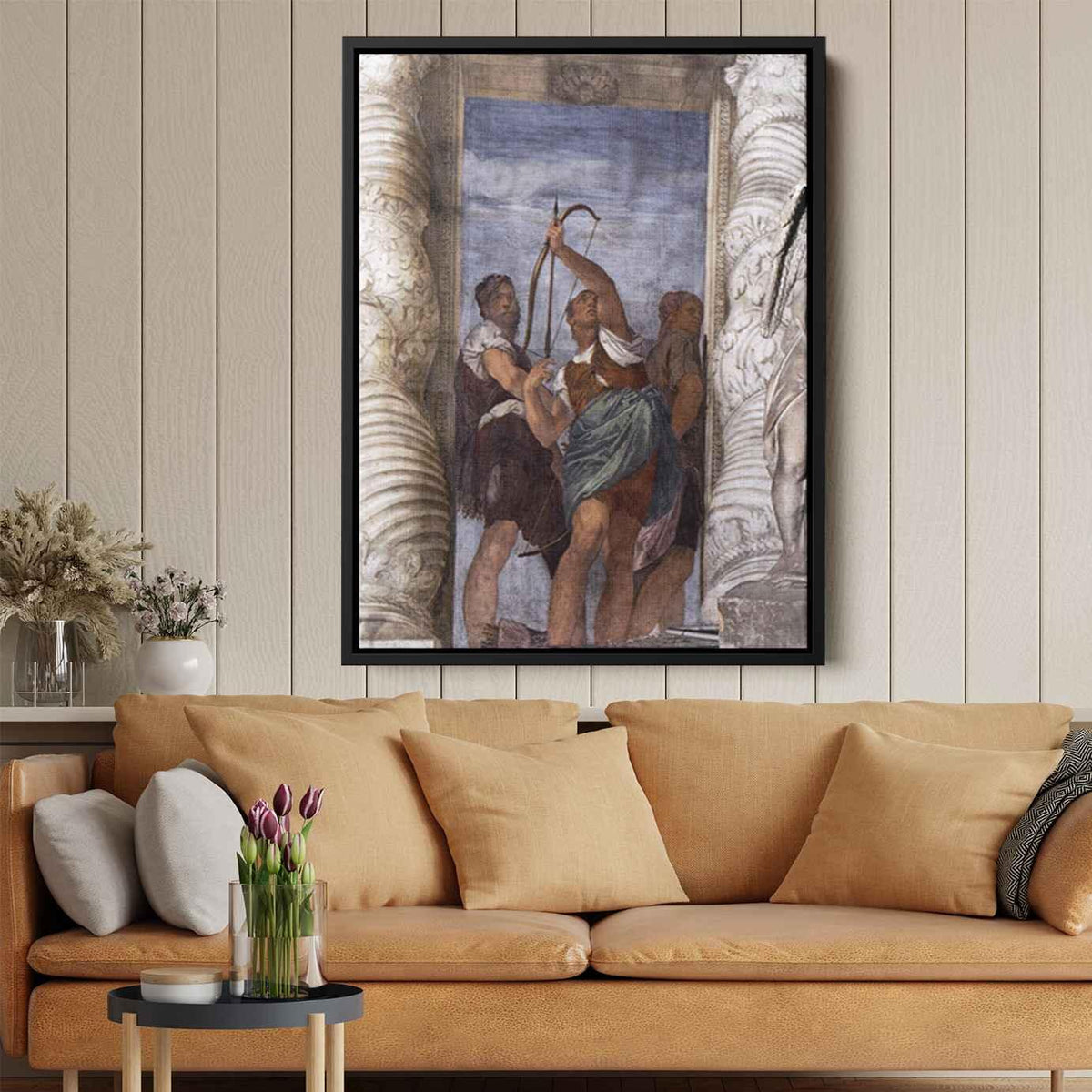 Three Archersby Paolo Veronese Canvas Print
