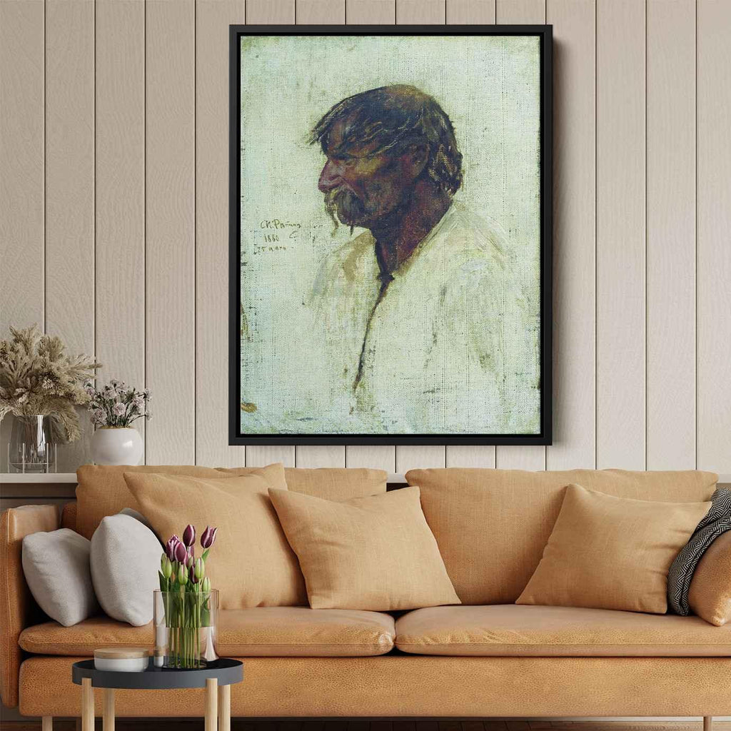Ukrainian peasantby Ilya Repin Canvas Print