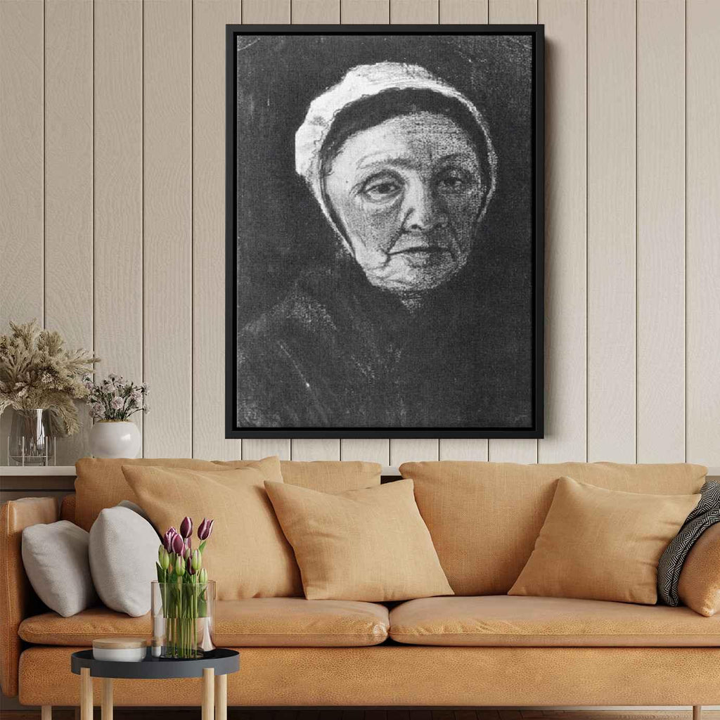 Woman with White Bonnet, Sien's Mother Canvas Print