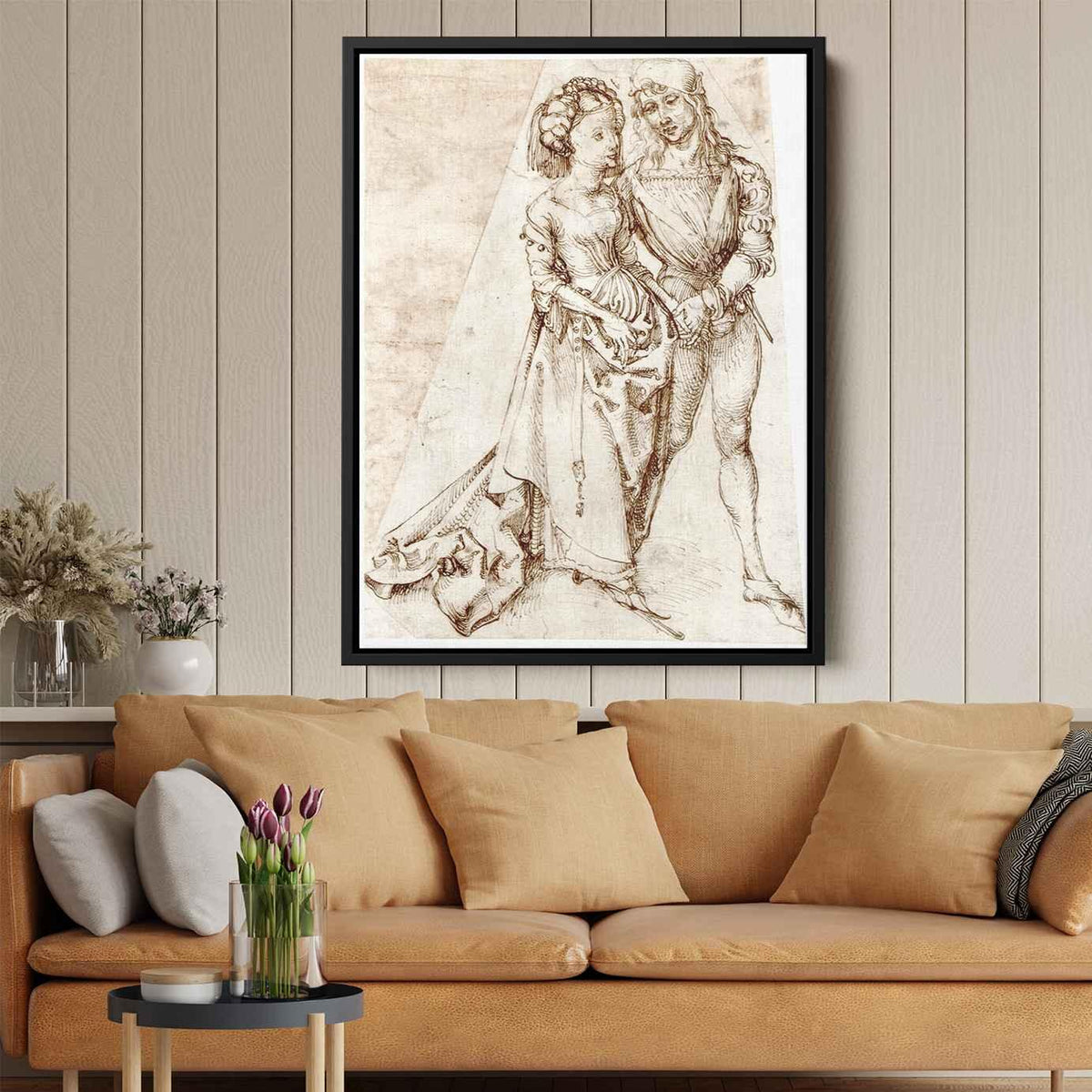 Young coupleby Albrecht Durer Canvas Print