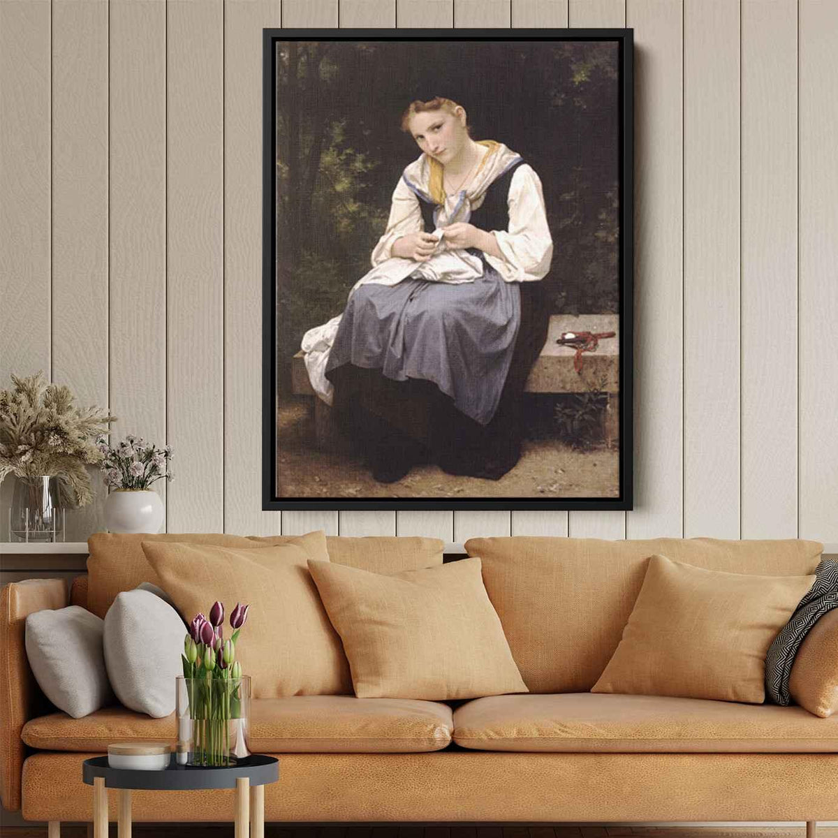 Young Workerby William-Adolphe Bouguereau Canvas Print