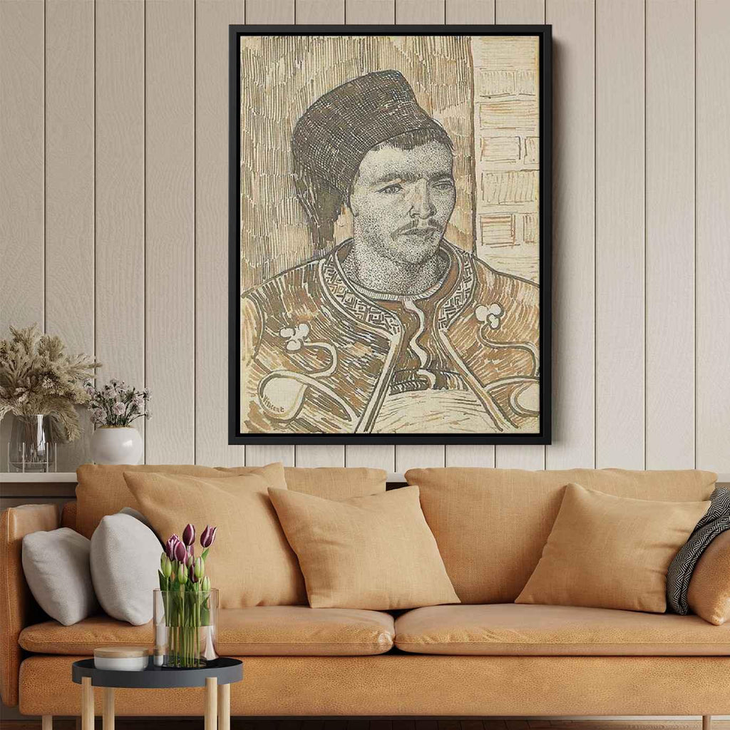 Zouave, Half-Figure Canvas Print