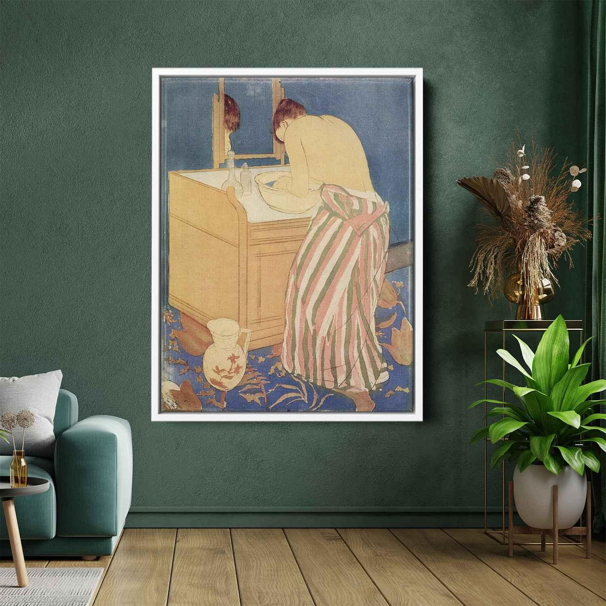 The Bathby Mary Cassatt Canvas Print