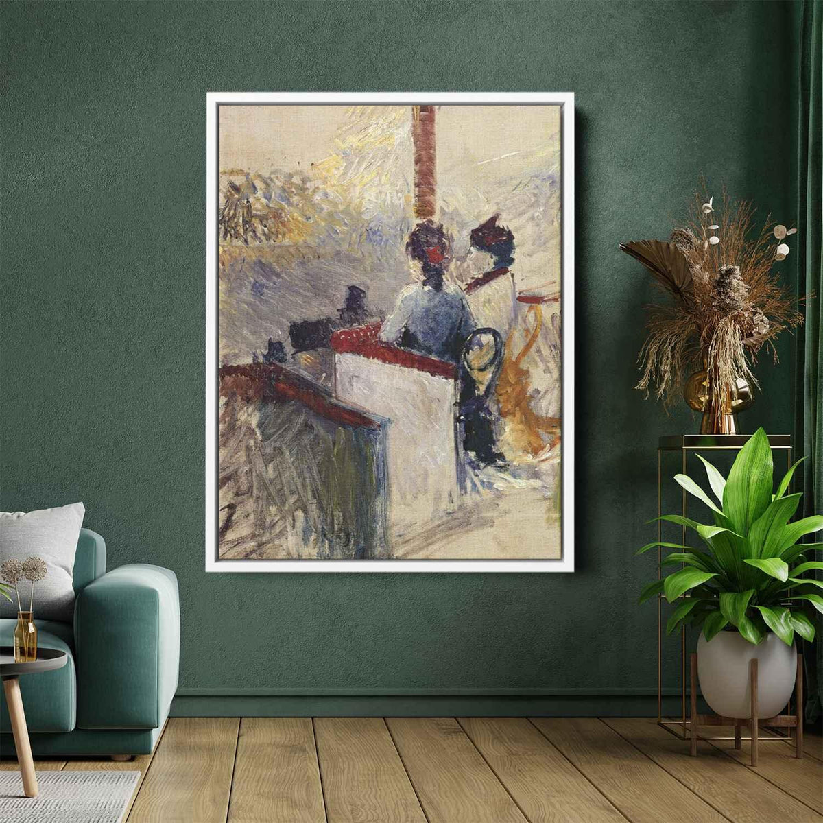 The Boxby Henri de Toulouse-Lautrec Canvas Print