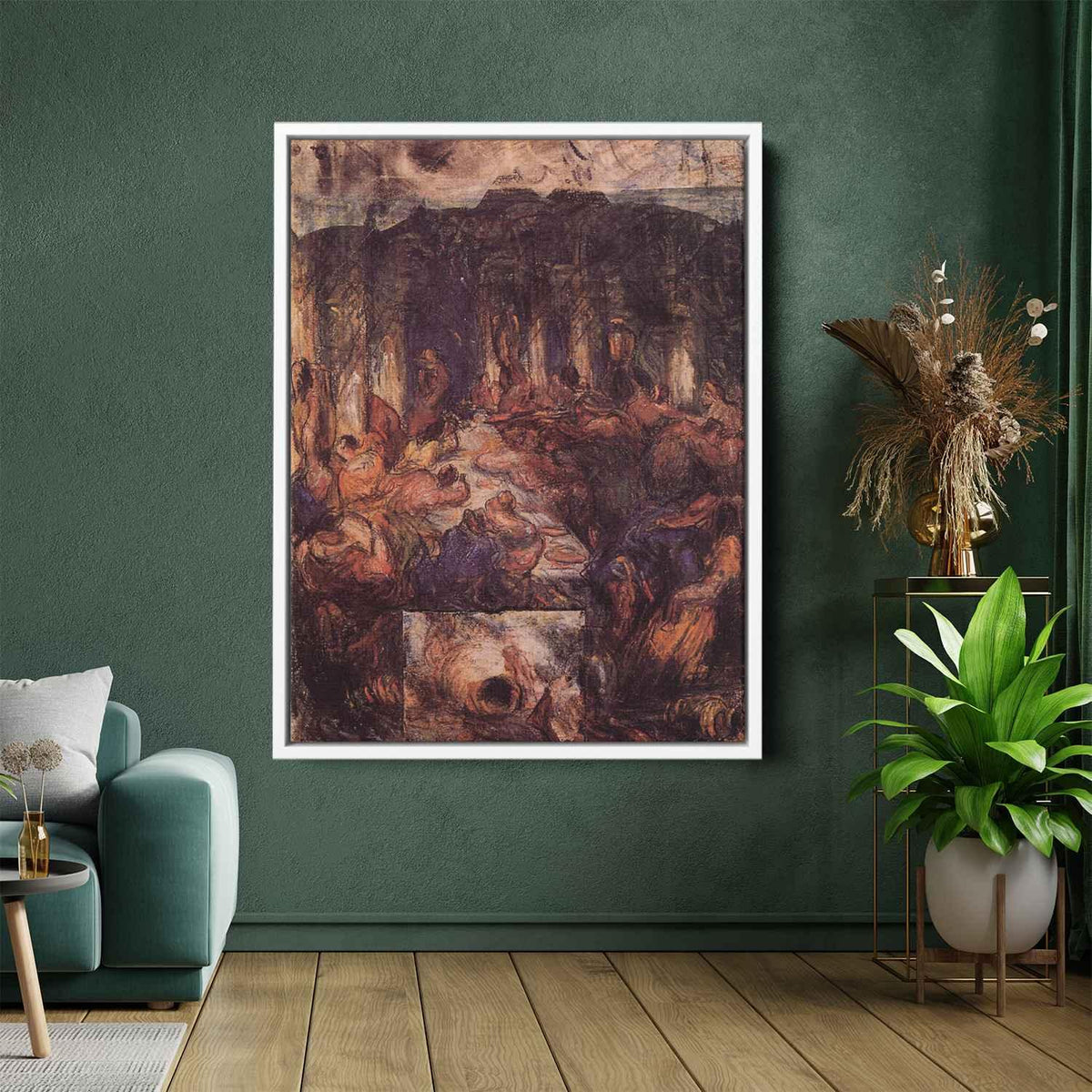 The Feastby Paul Cezanne Canvas Print