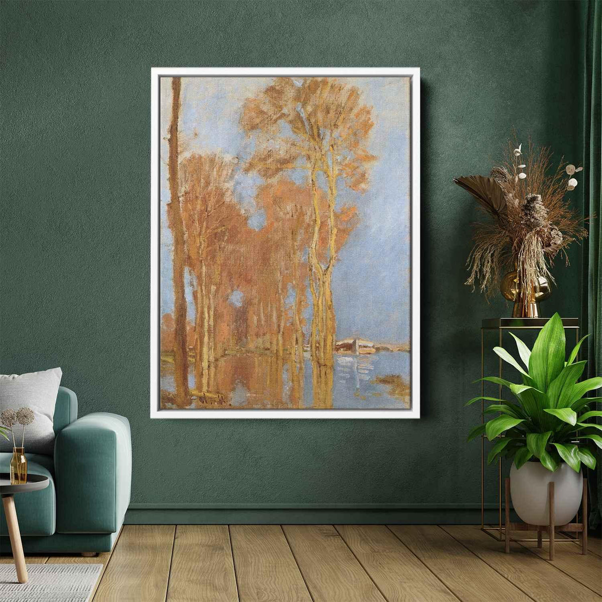 The Floodby Claude Monet Canvas Print