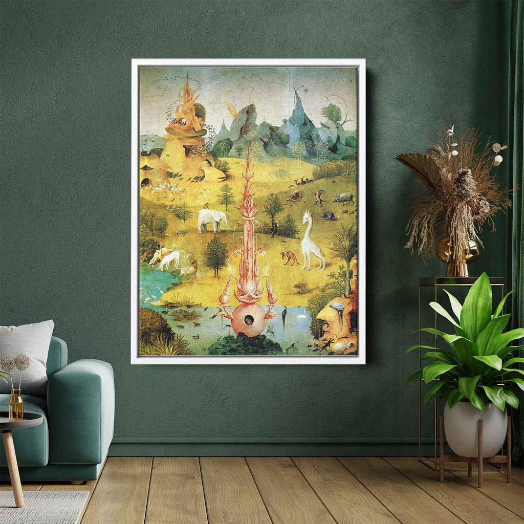 The Garden of Earthly Delights (detail)by Hieronymus Bosch Canvas Print