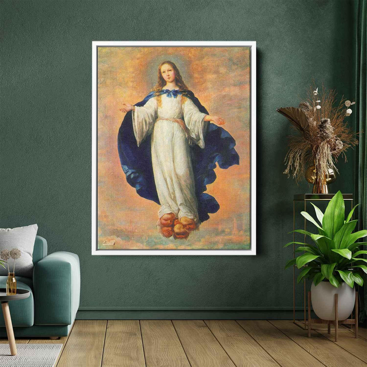 The Immaculate Conceptionby Francisco de Zurbaran Canvas Print
