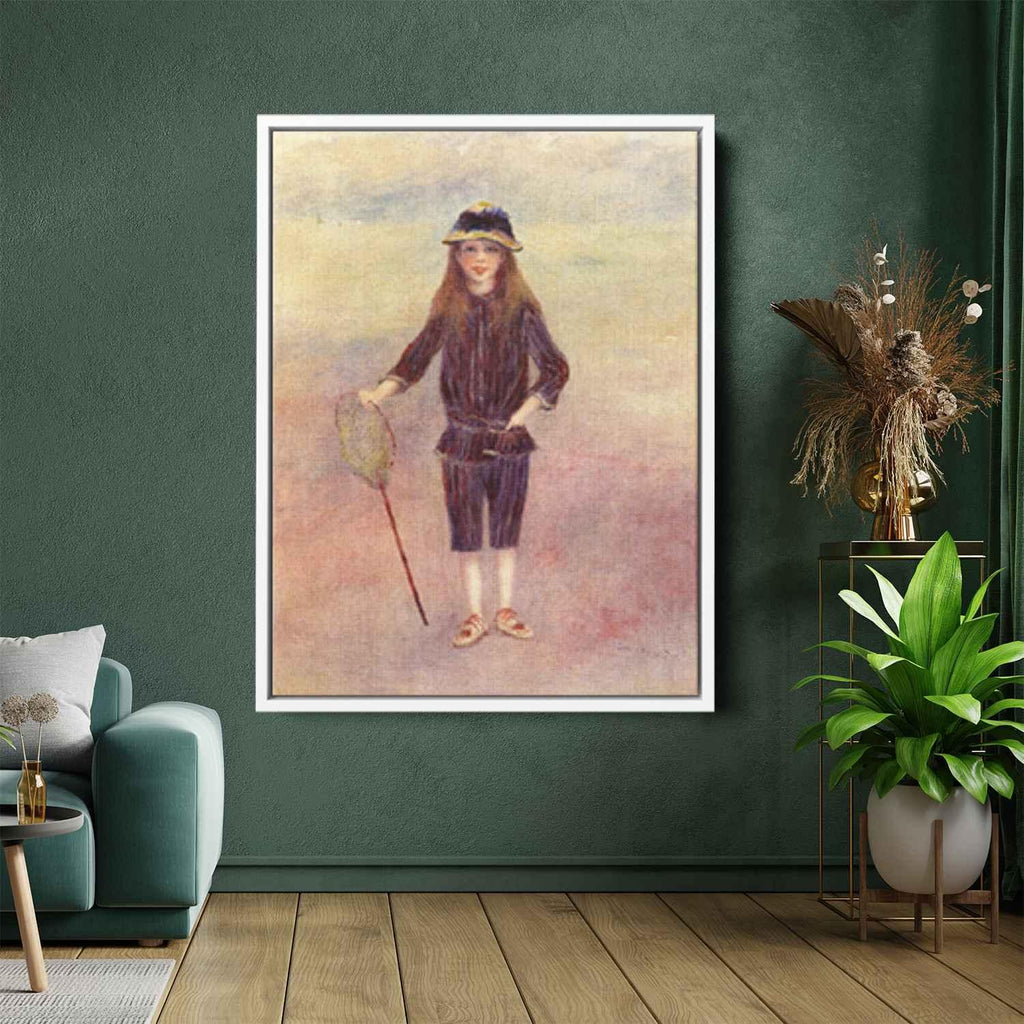 The Little Fishergirlby Pierre-Auguste Renoir Canvas Print
