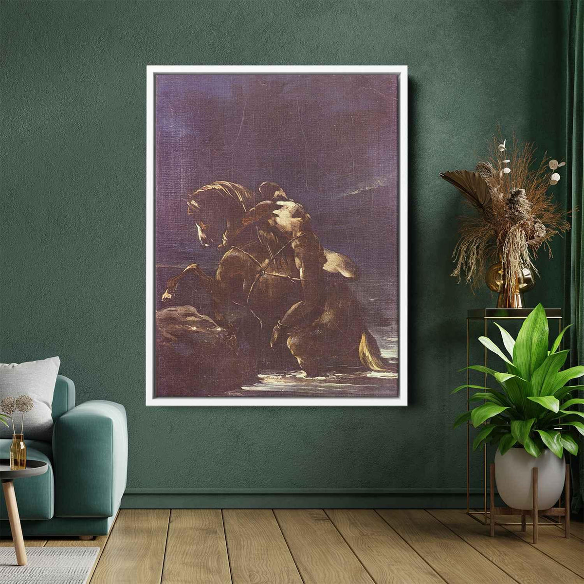The Page Mazeppaby Théodore Géricault Canvas Print
