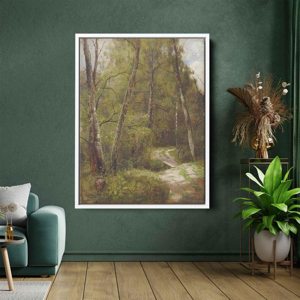 The path in the forestby Ivan Shishkin Canvas Print