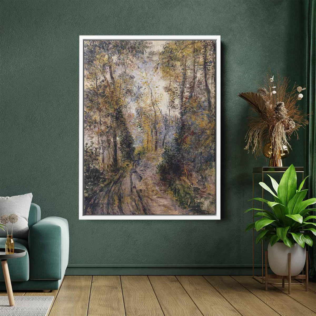 The Path through the Forestby Pierre-Auguste Renoir Canvas Print
