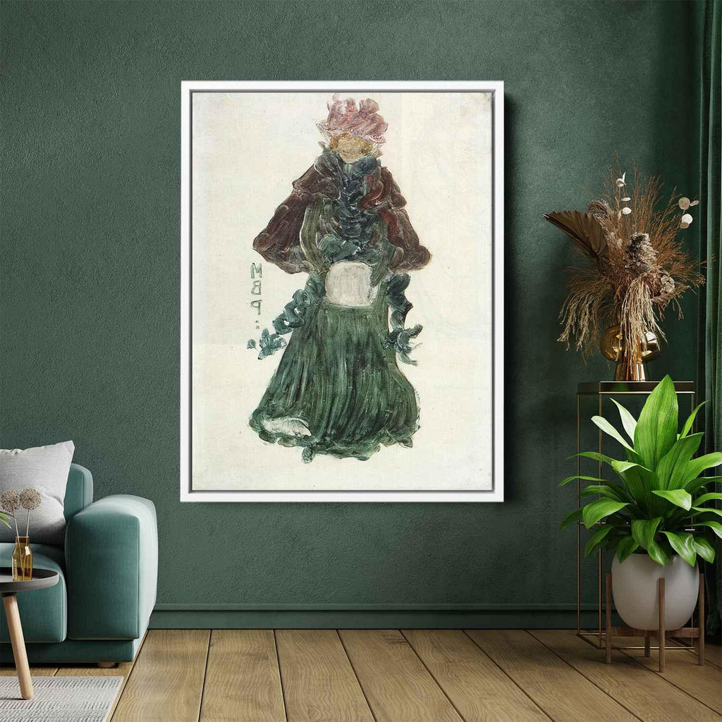 The Red Capeby Maurice Prendergast Canvas Print