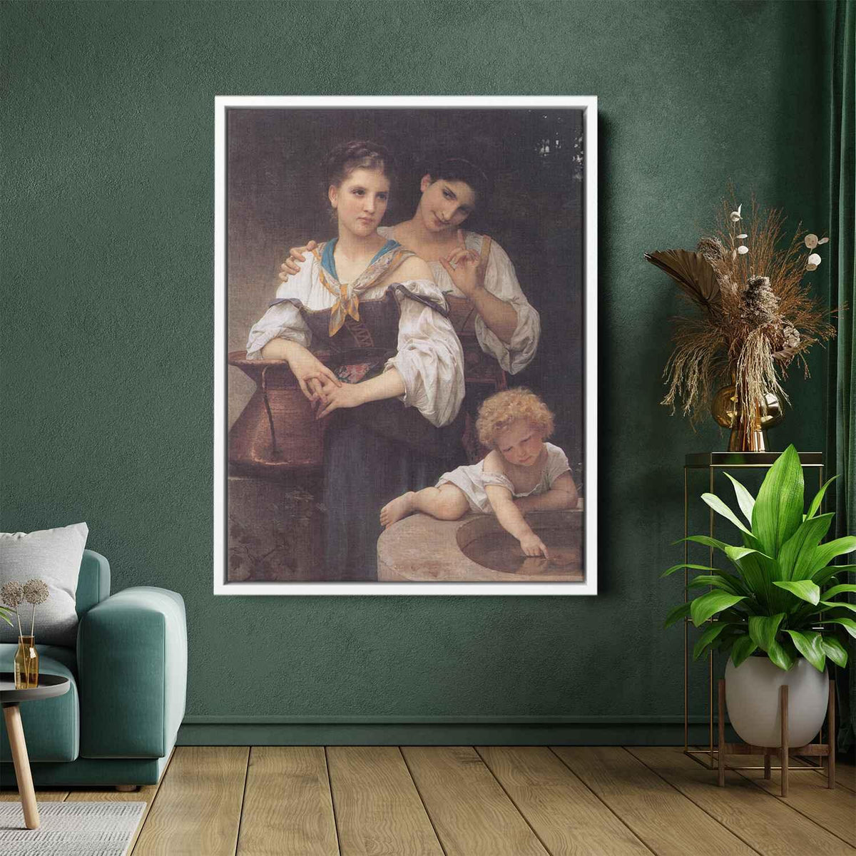 The Secretby William-Adolphe Bouguereau Canvas Print