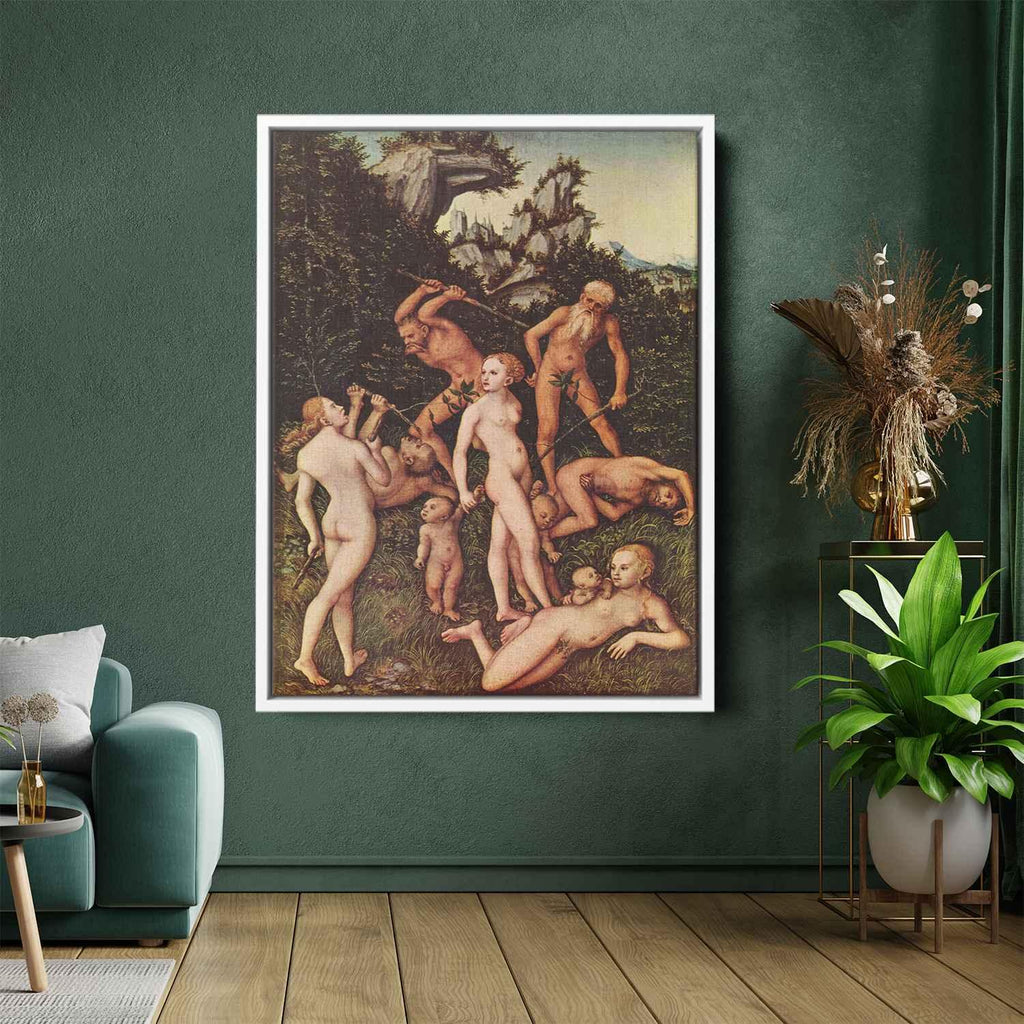 The Silver Ageby Lucas Cranach the Elder Canvas Print