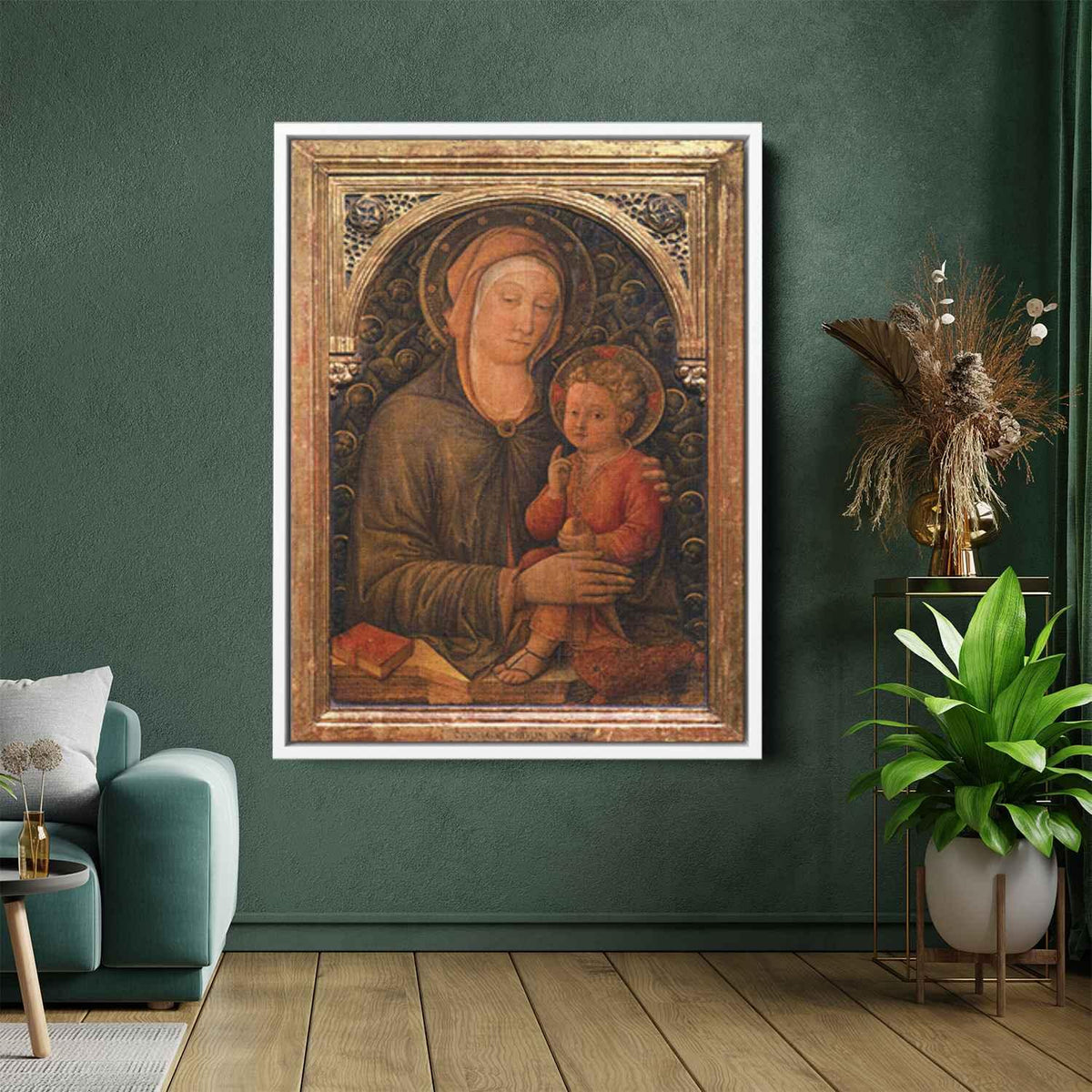Virgin with Childby Jacopo Bellini Canvas Print