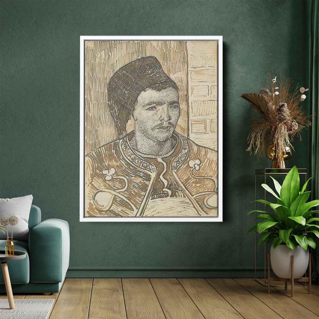 Zouave, Half-Figure Canvas Print
