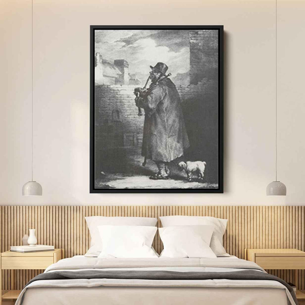 The Bagpipe playerby Théodore Géricault Canvas Print