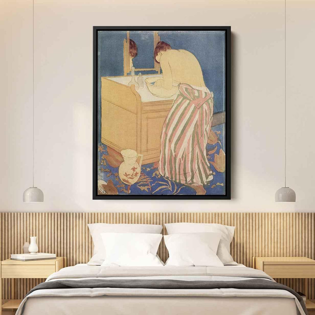 The Bathby Mary Cassatt Canvas Print