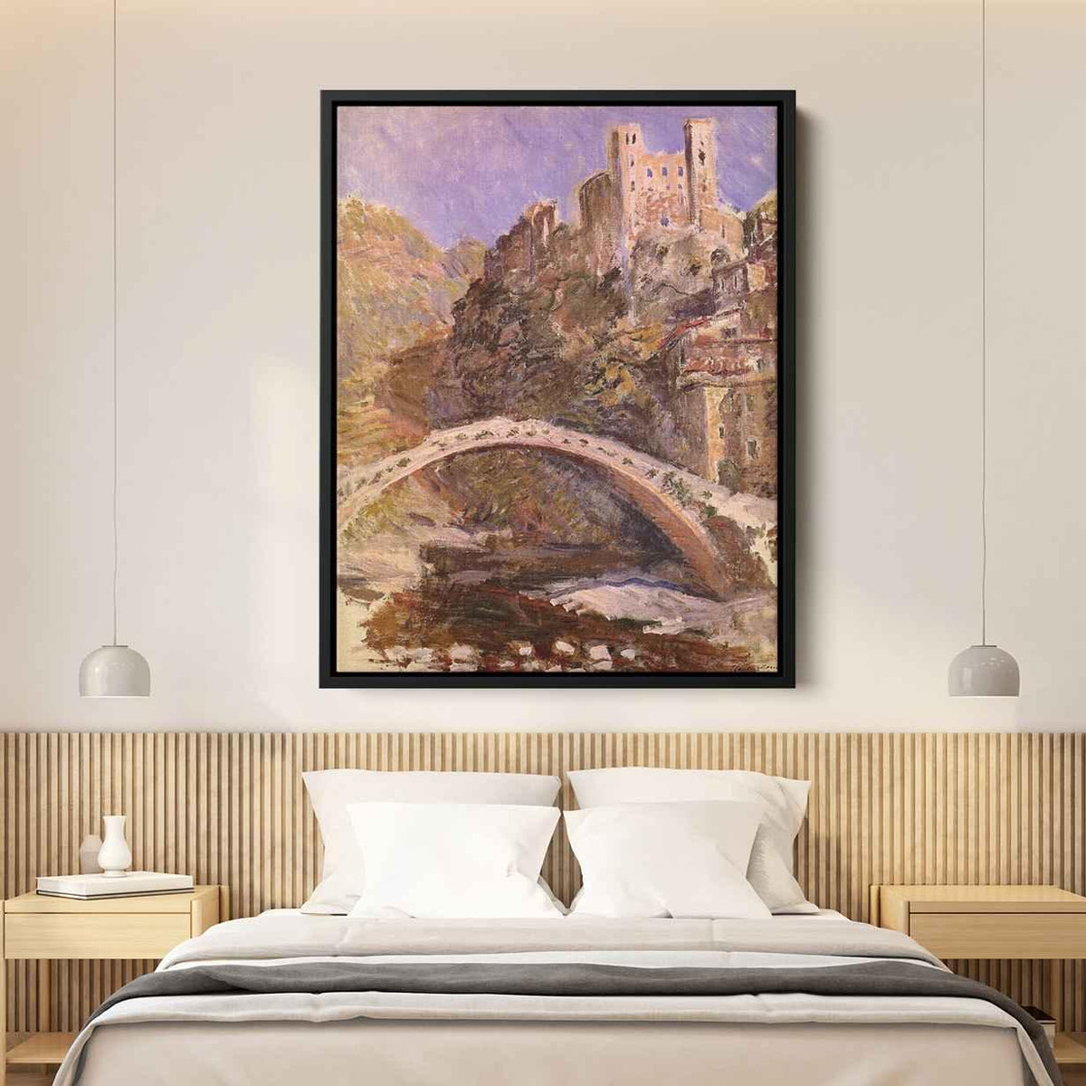 The Castle of Dolceacquaby Claude Monet Canvas Print
