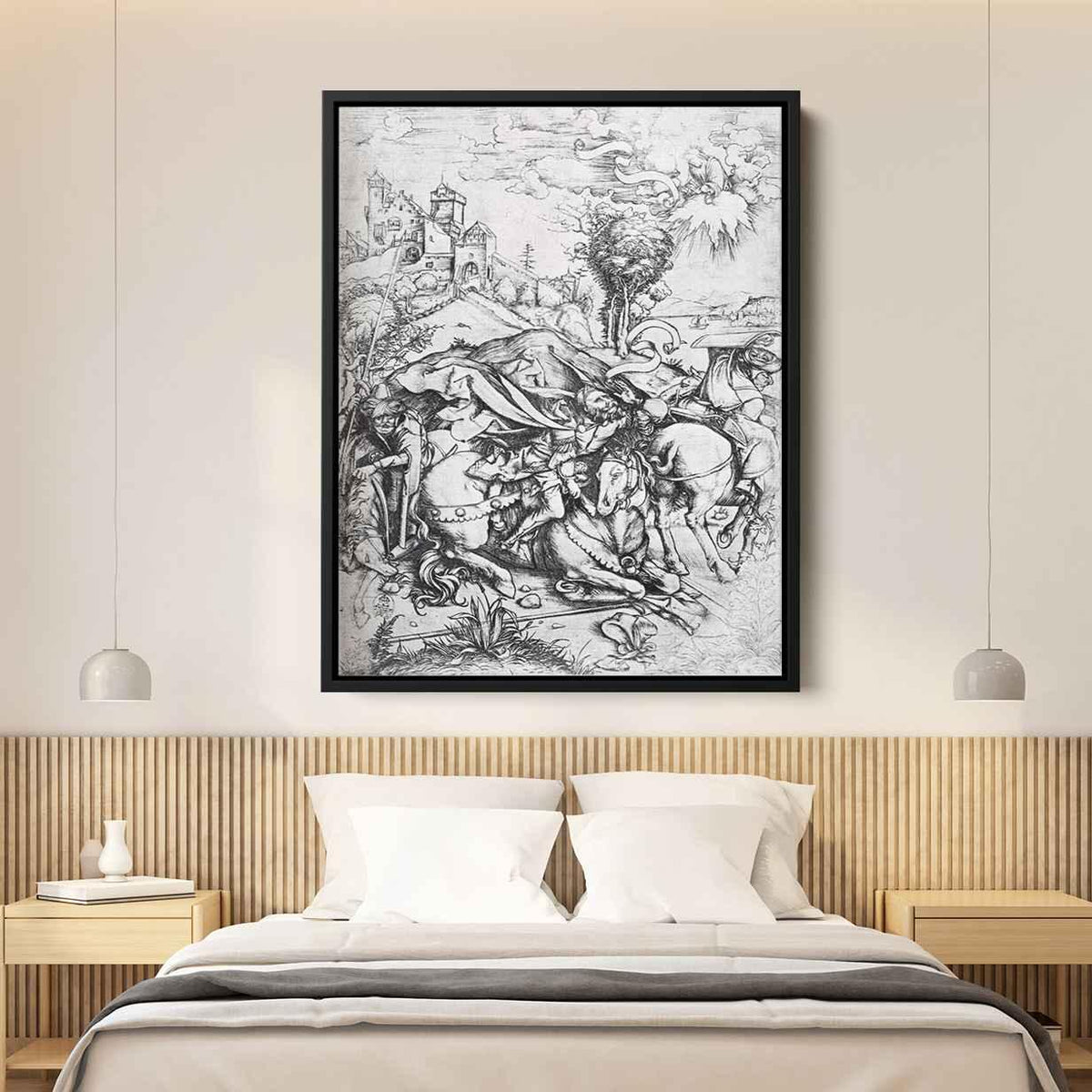 The Conversion Of St. Paulby Albrecht Durer Canvas Print