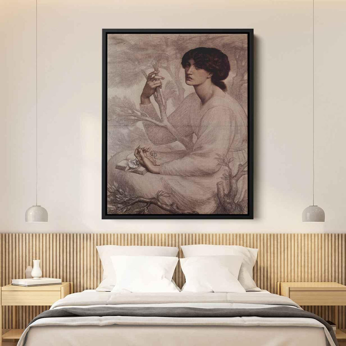 The Daydreamby Dante Gabriel Rossetti Canvas Print