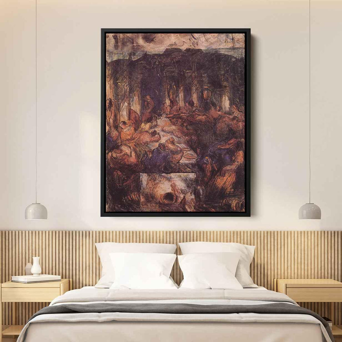 The Feastby Paul Cezanne Canvas Print