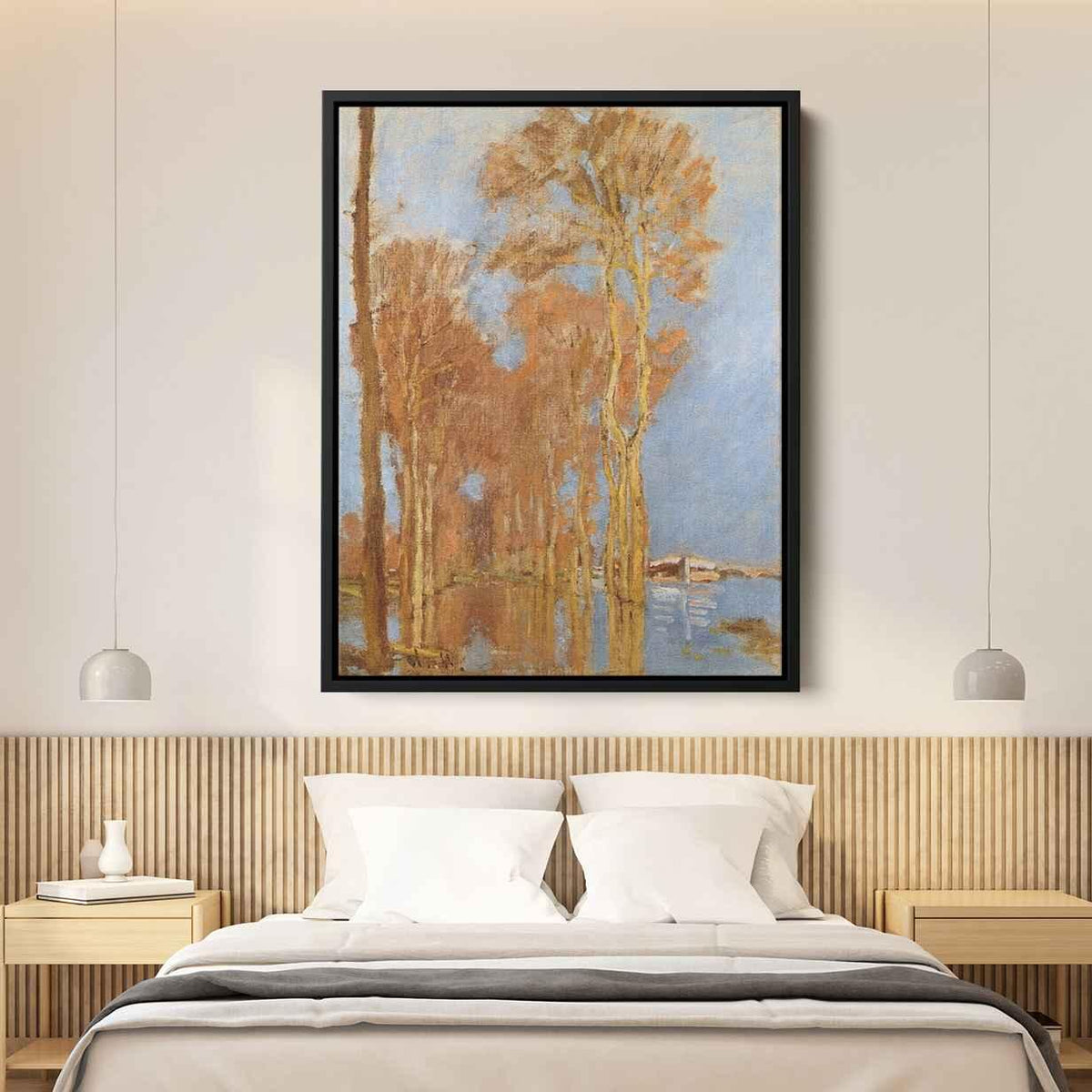 The Floodby Claude Monet Canvas Print