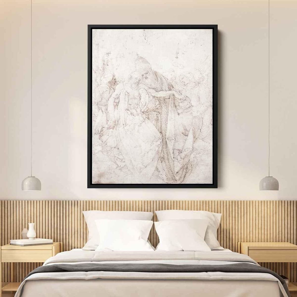 The Holy Trinityby Albrecht Durer Canvas Print