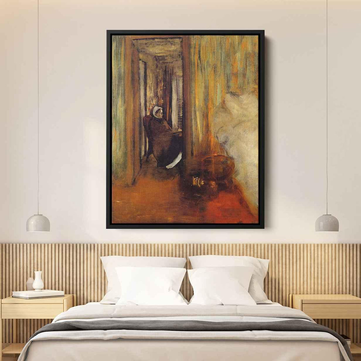 The Nurseby Edgar Degas Canvas Print